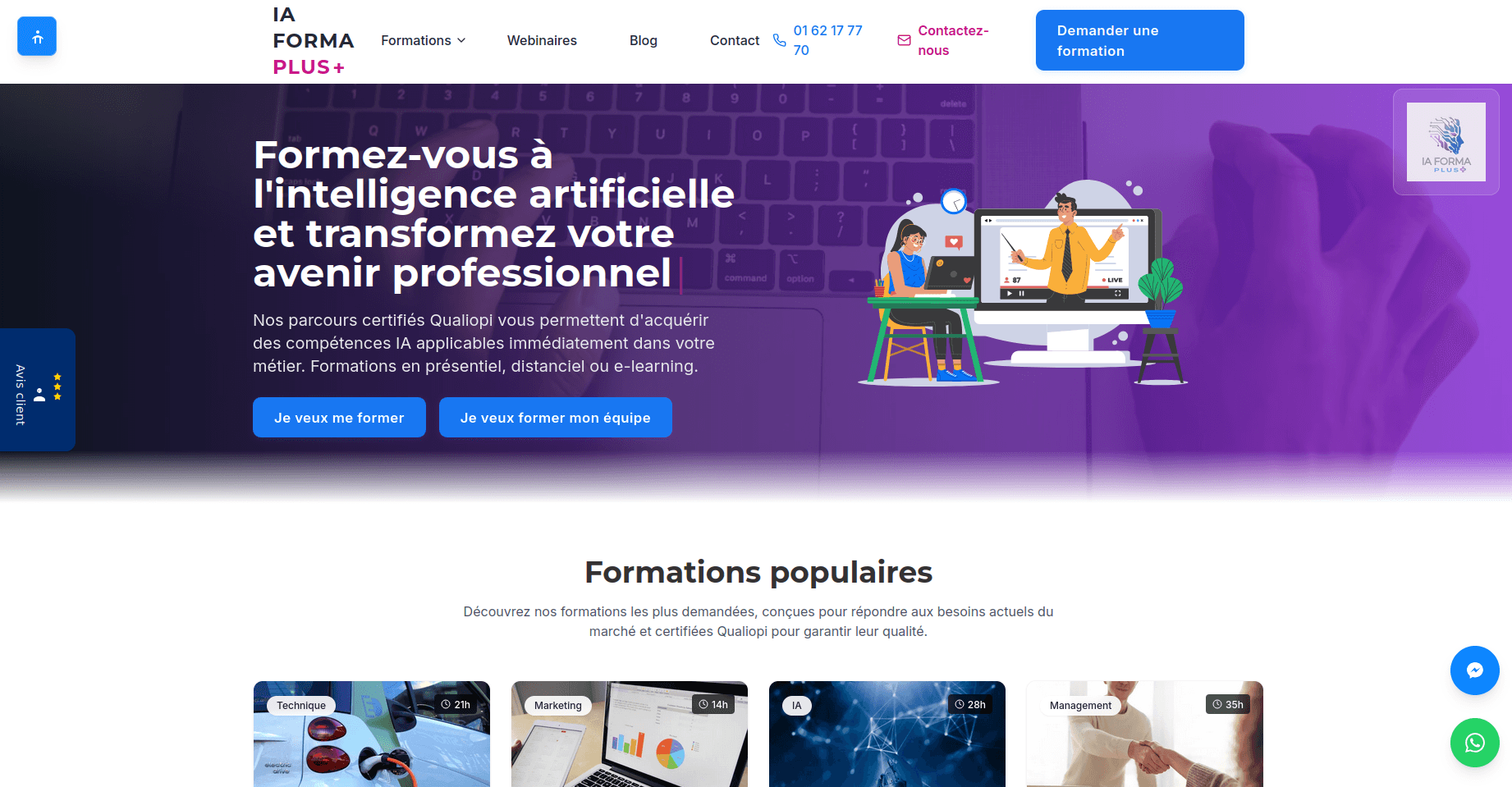 Aperçu de IAFormaPlus